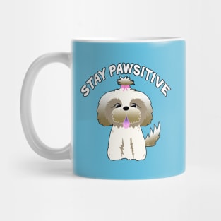 Stay Pawsitive Shih Tzu Mug